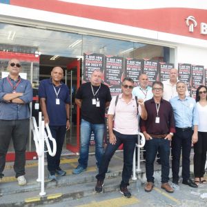 Dia nacional de luta contra demissões no bradesco