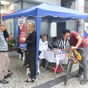 Manifestação Bradesco contra demissões