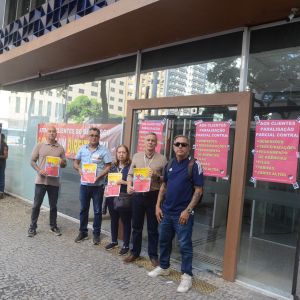 Manifestação Ag do Bradesco Centro do Rio
