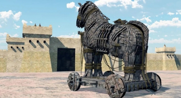 Super Caixa parece um Cavalo de Troia, presente dos gregos aos troianos.