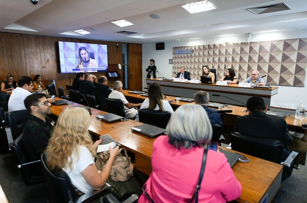 O adoecimento psíquico nos bancos é tão grave que foi levado à Comissão de Direitos Humanos do Senado. Foto: Senado Federal. 