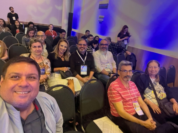 Dirigentes sindicais bancários do Rio de Janeiro na 27ª Conferência Nacional da categoria, em São Paulo