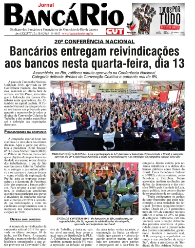 Bancário 6042 Edição de 12 e 13/6/2018