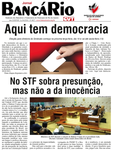 BancáRio 6027 Edição de 5 a 9/4/2018