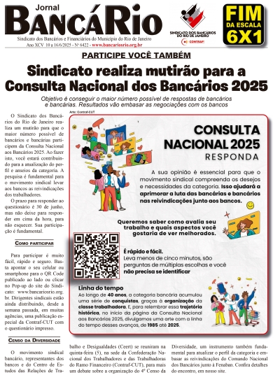 Bancário 6422 de 10 a 16/6/2025