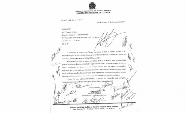 Câmara de Vereadores cobra do Santander reintegração do Rei Momo