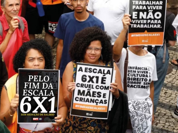 As mulheres, como sempre, estar&atilde;o no ato pela redu&ccedil;&atilde;o da escala 6 x 1: mais qualidade de vida e mais tempo para a fam&iacute;lia