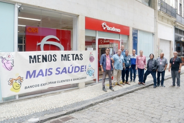O Sindicato do Rio vai intensificar a mobilização em 2024 para garantir os empregos e a saúde dos bancários do Bradesco