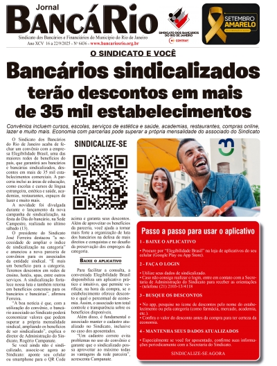 Bancário 6436 de 16 a 22/9/2025