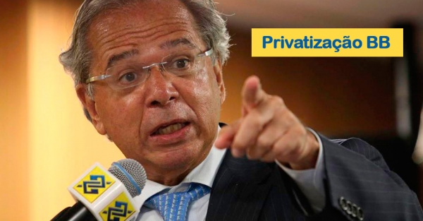 O Ministro da Economia do Governo Bolsonaro, Paulo Guedes, quer privatizar bancos públicos para atender aos interesses econômicos das instituições privadas