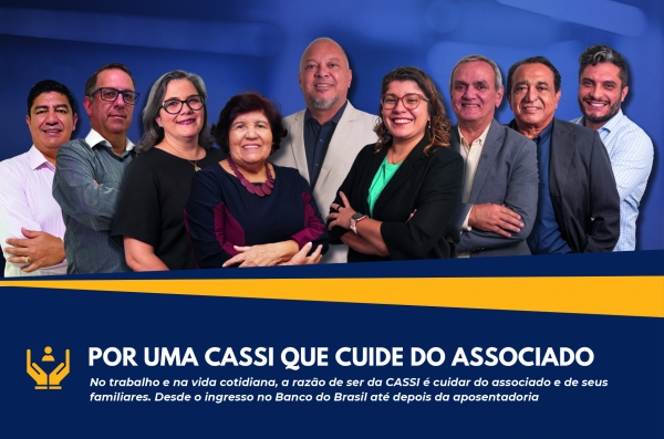 Vote Cassi para os  Associados: Chapas 6 e 33