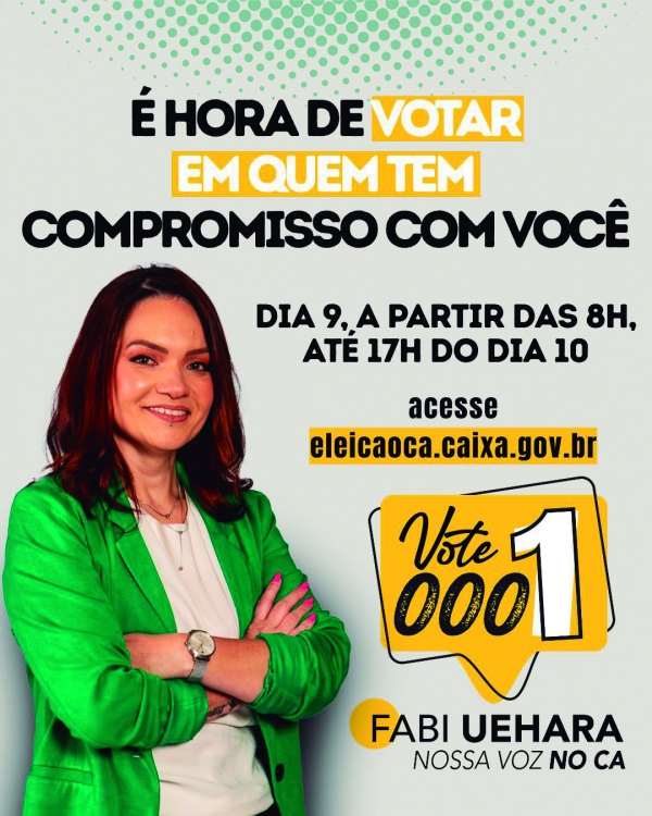 Voto em Fabi &eacute;  at&eacute; ter&ccedil;a (10)