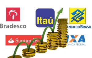 Juntos, cinco bancos somam R$46,34 bilhões de lucro