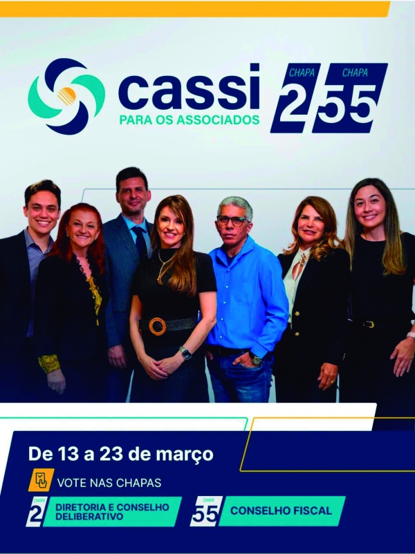 Elei&ccedil;&atilde;o da Cassi vai at&eacute; segunda (23)
