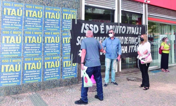 Pressão contra o fechamento de agências e demissões vai continuar.