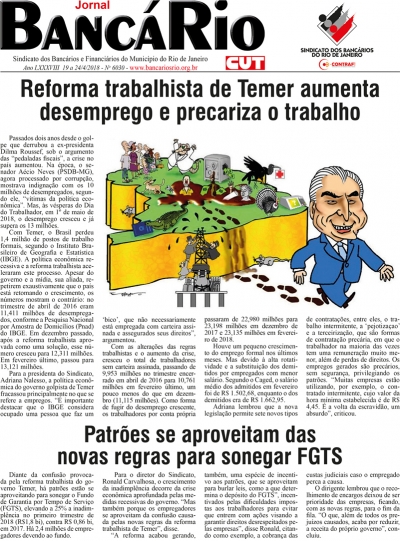 Bancário 6030 Edição de 19 a 24/4/2018