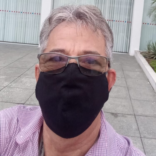 PROTEGENDO A VIDA - O diretor do Sindicato Geraldo Ferraz tem percorrido agências do Bradesco para apurar denúncias de novos casos de contaminação de funcionários pela Covid-19 