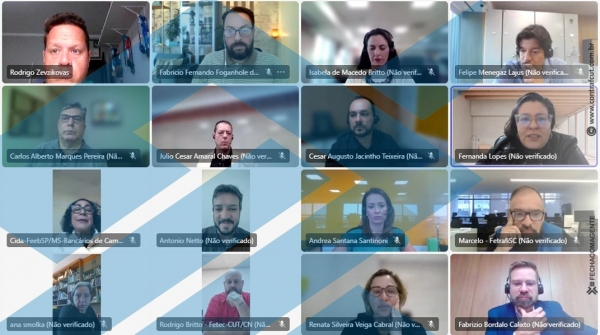 Banco apresentou proposta à CEBB nesta quarta-feira (30), mas será preciso seguir na luta para garantir isonomia tanto na previdência quanto na saúde. Foto cedida pela Contraf-CUT.