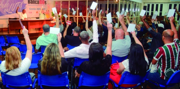 Bancários e bancárias aprovaram a previsão  orçamentária do Sindicato para 2026. 