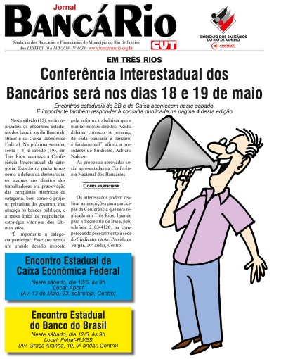 Bancário 6034 Edição de 10 a 14/5/2018