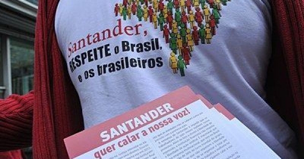 O movimento sindical das Américas e da Espanha voltam a realizar, no dia 26 de junho, mais protestos contra os ataques do Santander aos trabalhadores e ao movimento sindical 
