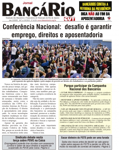 Bancário 6120 - Edição de 30/7 a  5/8/2019