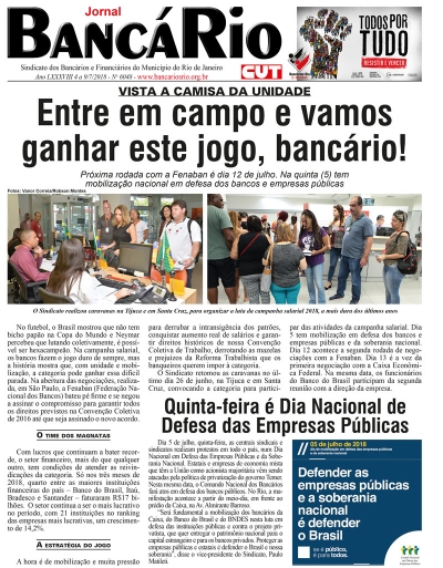 Bancário 6048 Edição de 4 a 9/7/2018