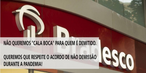 Sindicato repudia demissões em massa no Bradesco