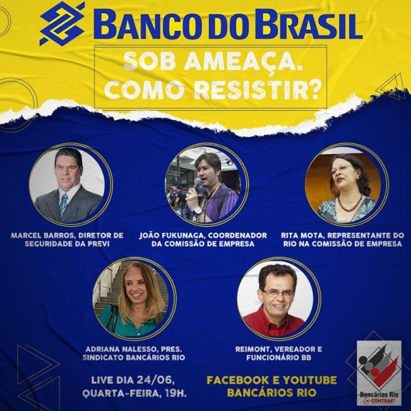 Live vai debater ameaças ao Banco do Brasil