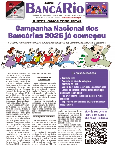 Banc&aacute;rio 6459 de 10 a 16/3/2026