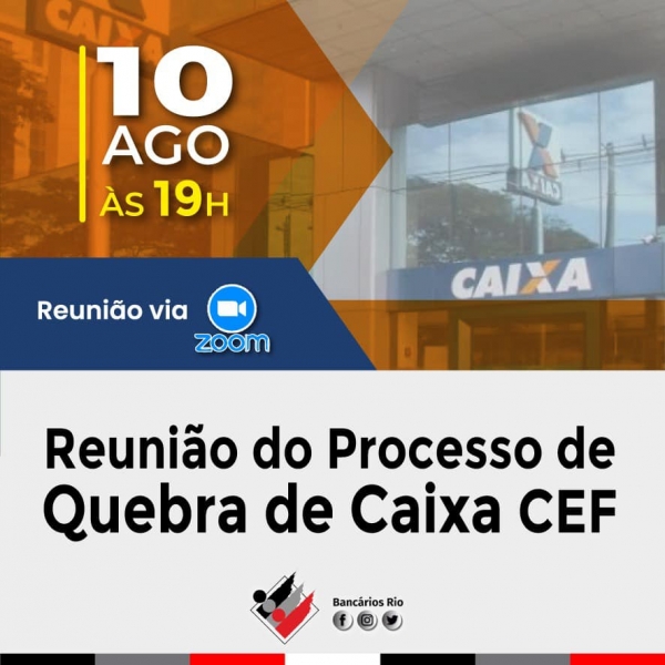 Empregados têm até às 17h de hoje para se inscrever em reunião da ação de quebra de caixa