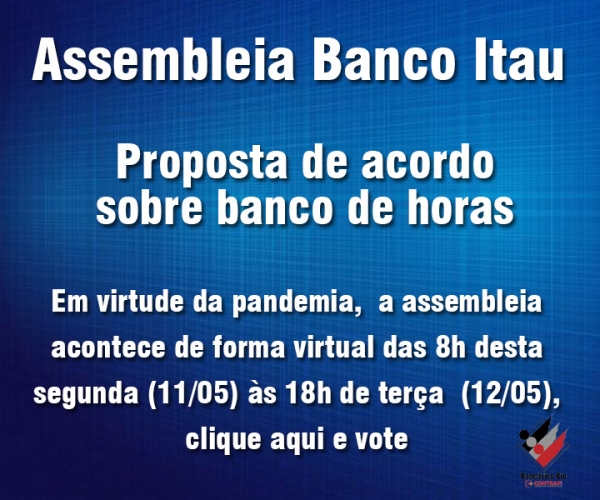 Itaú: assembleia sobre acordo de banco de horas começa nesta segunda-feira