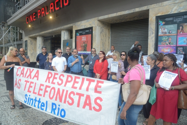 O Sindicato dos Bancários do Rio está junto com o Sintell na luta pelos empregos e direitos das telefonistas da Caixa