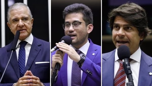 Os deputados federais Júlio Lopes (PP-RJ), Kim Kataguiri (União-SP) e Pedro Paulo (PSD-RJ) iniciaram a coleta de assinaturas em prol de uma PEC com mais cortes na saúde, educação e Previdência