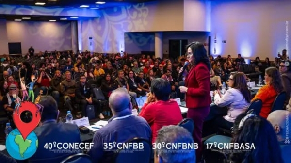 A abertura dos congressos nacionais dos bancos públicos aconteceu na última quinta-feira (21)