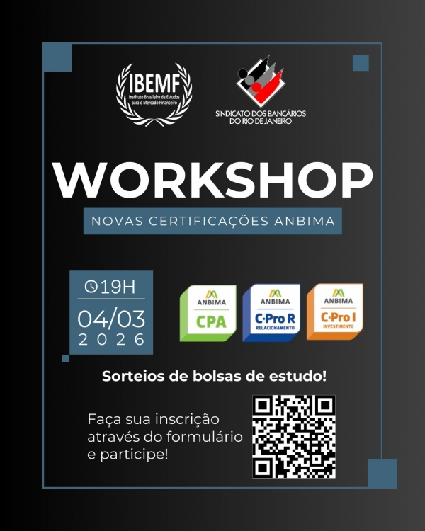 Sindicato convida categoria para encontro sobre mudan&ccedil;as nas certifica&ccedil;&otilde;es da Anbima