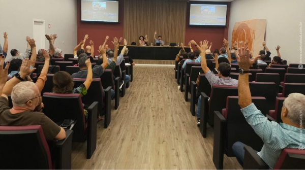 Direção Nacional da Contraf-CUT aprova realização do Congresso de 27 a 29 de março. Foto cedida pela Contraf-CUT.