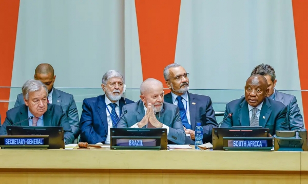 No G-20, Lula propõe uma aliança global contra a fome. Foto: Agência Brasil.